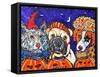 Pumpkin Pooch Pound-MADdogART-Framed Stretched Canvas