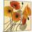 Pumpkin Poppies II-Shirley Novak-Mounted Art Print