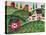 Pumpkin Red Barn Folk Art Cheryl Bartley-Cheryl Bartley-Stretched Canvas