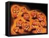 Pumpkin Smiles - Jack & Jill-Rachel Owings-Framed Stretched Canvas