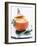 Pumpkin Soup with Creme Fraiche in Hollowed-Out Pumpkin-Brigitte Sporrer-Framed Photographic Print