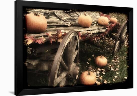 Pumpkin Wagon-Mindy Sommers-Framed Giclee Print