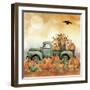 Pumpkin Wheels-Sasha-Framed Giclee Print