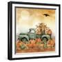 Pumpkin Wheels-Sasha-Framed Giclee Print