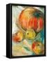 Pumpkin with Apples-Joan Thewsey-Framed Stretched Canvas