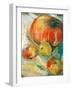 Pumpkin with Apples-Joan Thewsey-Framed Giclee Print