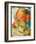 Pumpkin with Apples-Joan Thewsey-Framed Premium Giclee Print