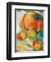 Pumpkin with Apples-Joan Thewsey-Framed Premium Giclee Print