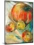 Pumpkin with Apples-Joan Thewsey-Mounted Premium Giclee Print