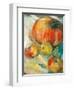 Pumpkin with Apples-Joan Thewsey-Framed Giclee Print