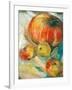 Pumpkin with Apples-Joan Thewsey-Framed Giclee Print