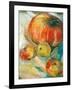 Pumpkin with Apples-Joan Thewsey-Framed Giclee Print