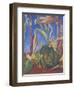 Pumpkin with Flowers, 1989-Pedro Diego Alvarado-Framed Giclee Print