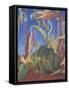 Pumpkin with Flowers, 1989-Pedro Diego Alvarado-Framed Stretched Canvas