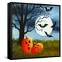 Pumpkin1 Pillow-Debbi Wetzel-Framed Stretched Canvas