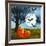 Pumpkin1 Pillow-Debbi Wetzel-Framed Giclee Print