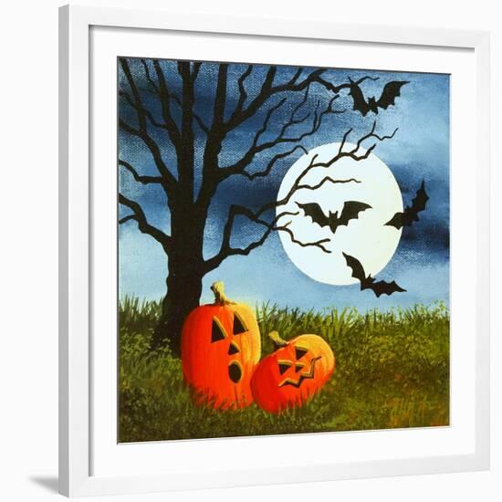 Pumpkin1 Pillow-Debbi Wetzel-Framed Giclee Print