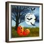 Pumpkin1 Pillow-Debbi Wetzel-Framed Giclee Print