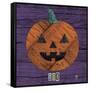 Pumpkin-Design Turnpike-Framed Stretched Canvas