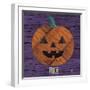 Pumpkin-Design Turnpike-Framed Giclee Print