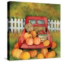 Pumpkins for Sale-Kathleen Parr McKenna-Stretched Canvas