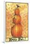 Pumpkins Happy Fall-Melinda Hipsher-Framed Giclee Print