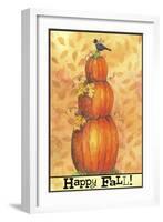 Pumpkins Happy Fall-Melinda Hipsher-Framed Giclee Print