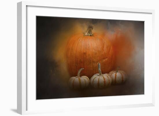 Pumpkins in October-Jai Johnson-Framed Giclee Print