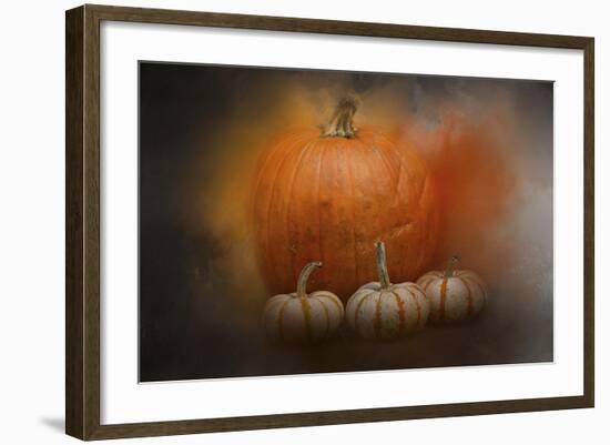 Pumpkins in October-Jai Johnson-Framed Giclee Print