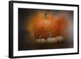 Pumpkins in October-Jai Johnson-Framed Giclee Print