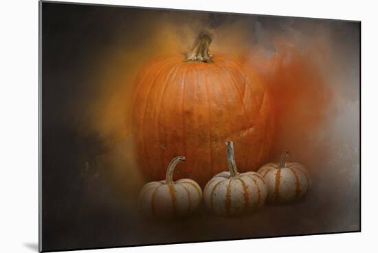 Pumpkins in October-Jai Johnson-Mounted Giclee Print