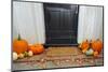 Pumpkins on Front Steps of Home during Halloween/Thanksgiving Season-Orhan-Mounted Photographic Print