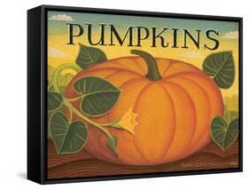 Pumpkins-Diane Pedersen-Framed Stretched Canvas