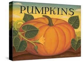 Pumpkins-Diane Pedersen-Stretched Canvas