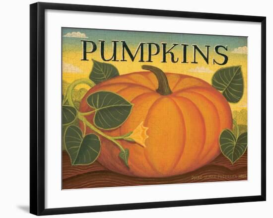 Pumpkins-Diane Pedersen-Framed Art Print