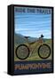 Pumpkinvine - Indiana - Ride the Trails-Lantern Press-Framed Stretched Canvas