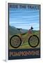 Pumpkinvine - Indiana - Ride the Trails-Lantern Press-Framed Art Print