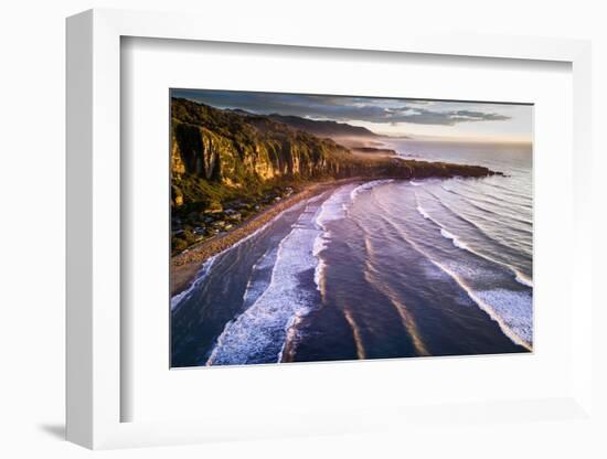 Punakaiki Beach in New Zealand-LaSalle-Photo-Framed Photographic Print