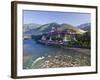 Punakha Dzong at the Convergence of Two Rivers Mo Chhu and Pho Chhu, Punakha, Bhutan-Peter Adams-Framed Photographic Print