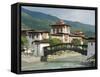 Punakha Dzong Dating from 1637, Punakha, Bhutan, Asia-Christian Kober-Framed Stretched Canvas