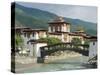 Punakha Dzong Dating from 1637, Punakha, Bhutan, Asia-Christian Kober-Stretched Canvas