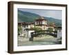 Punakha Dzong Dating from 1637, Punakha, Bhutan, Asia-Christian Kober-Framed Photographic Print