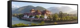 Punakha Dzong Monastery, Punakha, Bhutan-Peter Adams-Framed Stretched Canvas