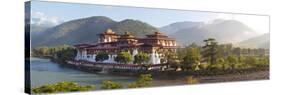 Punakha Dzong Monastery, Punakha, Bhutan-Peter Adams-Stretched Canvas