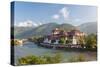 Punakha Dzong or Monastery, Punakha, Bhutan-Peter Adams-Stretched Canvas