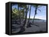 Punaluu Black Sand Beach, Island of Hawaii (Big Island), Hawaii, USA-Ethel Davies-Framed Stretched Canvas