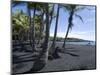 Punaluu Black Sand Beach, Island of Hawaii (Big Island), Hawaii, USA-Ethel Davies-Mounted Photographic Print