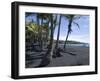 Punaluu Black Sand Beach, Island of Hawaii (Big Island), Hawaii, USA-Ethel Davies-Framed Photographic Print