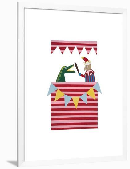 Punch and Judy, 2014-Isobel Barber-Framed Giclee Print