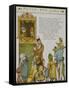 Punch and Judy. Children Watching a Punch and Judy Show. Illustration From London Town'-Thomas Crane-Framed Stretched Canvas